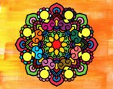 Desenho Mandala reunião pintado por MIMIMLOVE