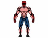 Desenho Robô lutador pintado por NarutoBR
