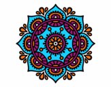 Desenho Mandala para relaxar pintado por 3366