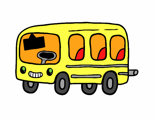 Um ônibus escolar