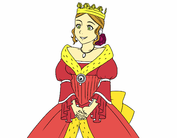 Desenho Princesa medieval pintado por Clarice1