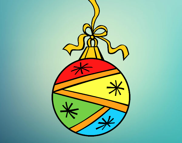 Desenho  Uma bola de Natal pintado por boyartista