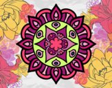 Desenho Mandala vida vegetal pintado por anaLuh