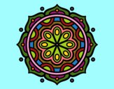 Desenho Mandala para meditar pintado por CRIADO