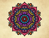 Desenho Mandala para relaxar pintado por jmario