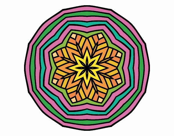 Desenho Mandala aéreo pintado por ceciliaz