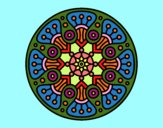 Desenho Mandala crop circle pintado por CRIADO