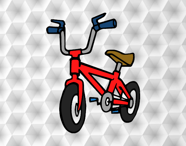 Desenho Bicicleta infantil pintado por Luisinho
