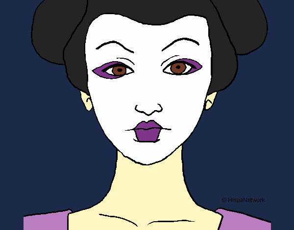 Cara de geisha
