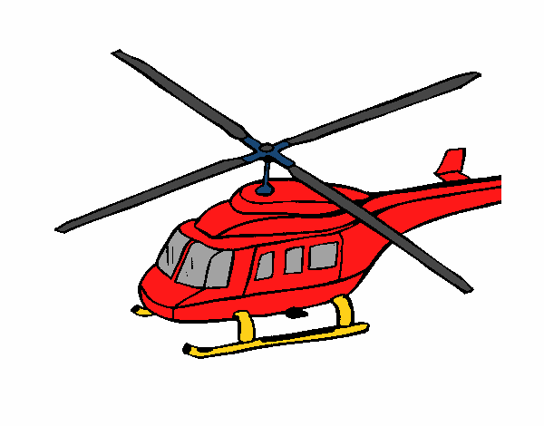 Desenho Helicoptero 3 pintado por Luisinho