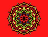 Desenho Mandala para meditar pintado por IsabelDiva