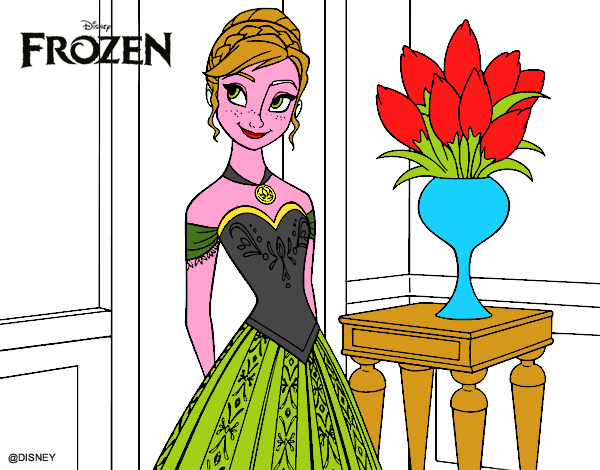 Desenho Frozen Princesa Anna pintado por Nocas02