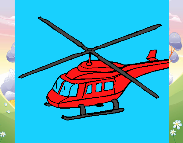Desenho Helicoptero 3 pintado por Nocas02