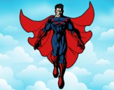 Desenho Um Super herói a voar pintado por WilianMart