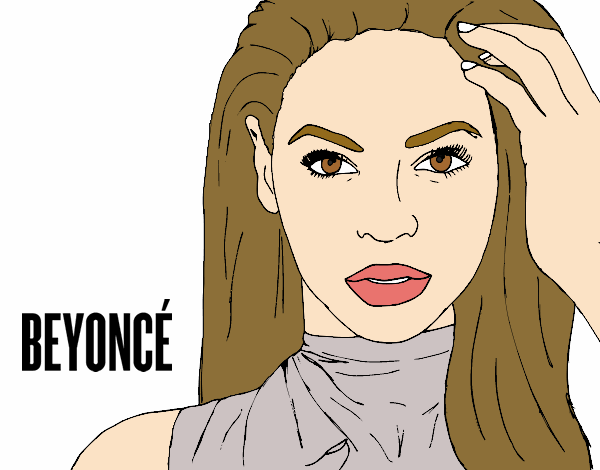 Desenho Beyoncé I am Sasha Fierce pintado por DudaReis