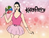 Desenho Katy Perry com um pirulito pintado por DudaReis