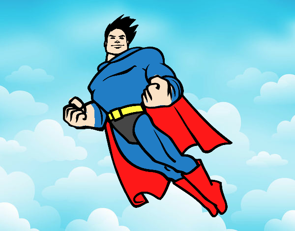 Superman a voar
