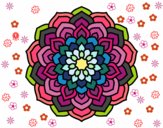 Desenho Mandala pétalas de flores pintado por DudaReis