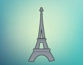 Desenho Torre Eiffel pintado por ceciliaz