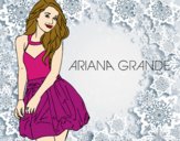 Desenho Ariana Grande pintado por ELIE