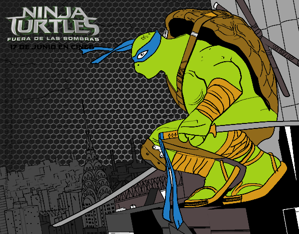 desenhos das Tartarugas Ninja para colorir, pintar, imprimir