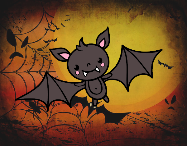 Um morcego do Halloween