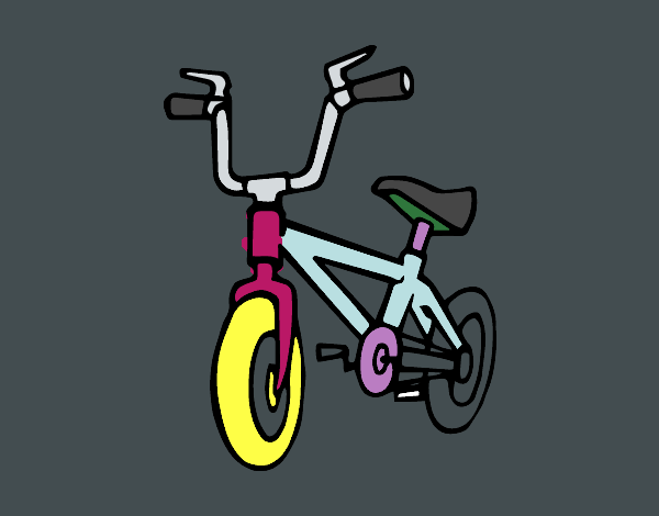Desenho de Bicicleta infantil para Colorir - Colorir.com