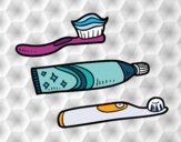 Desenho Escovas de dentes pintado por ImShampoo