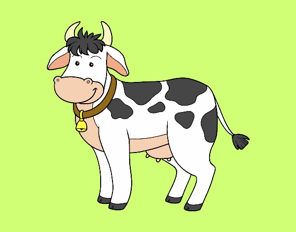 Desenho Vaca de fazenda pintado por Valeriah