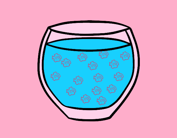 Desenho Vaso de agua pintado por Valeriah