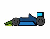 Desenho Fórmula 1 pintado por Gbriel