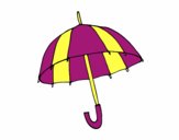 Desenho Um guarda-chuva pintado por aurearolim