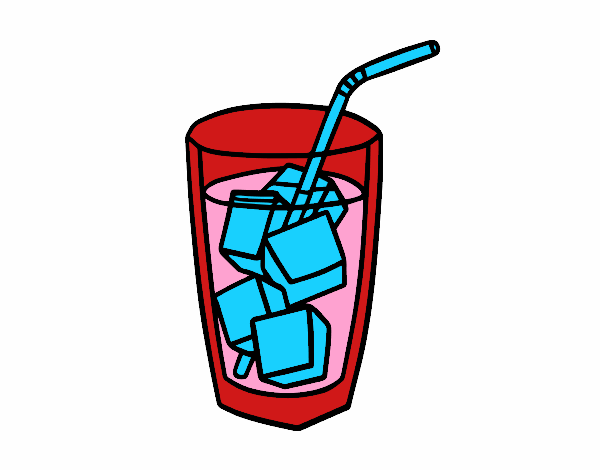 Desenho Un copo de refrigerante pintado por adiely