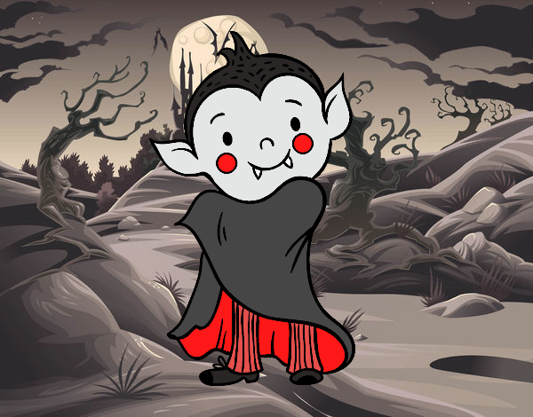 Vampiro do Halloween