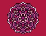 Desenho Mandala pétalas de flores pintado por biiamaia