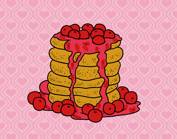 Desenho Pancakes pintado por Ferabreu