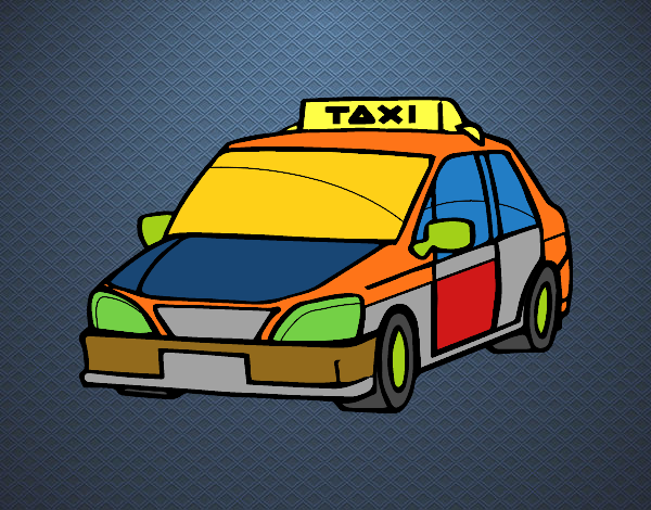 Desenho Um táxi pintado por MillySilva