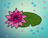 Desenho Uma flor de lotus pintado por FabiK