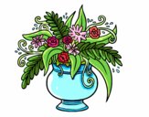Desenho Um vaso com flores pintado por GabyFox