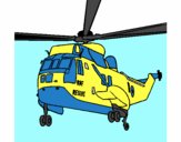 Desenho Helicoptero de resgate pintado por Danievi