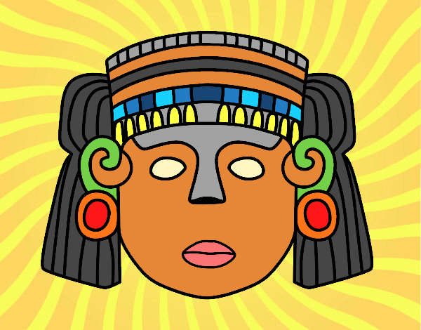 Desenho O máscara mexicana pintado por VanVieira