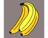 Desenho Plátanos pintado por ceciliaz