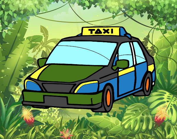 Desenho Um táxi pintado por Danievi
