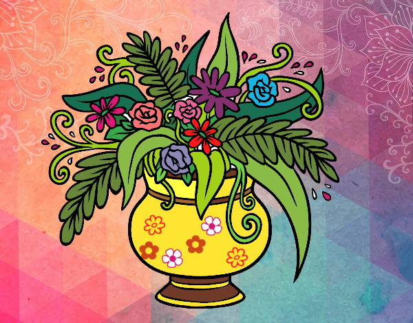 Desenho Um vaso com flores pintado por RODRIGORMC