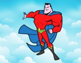 Desenho Superhomem pintado por Danievi