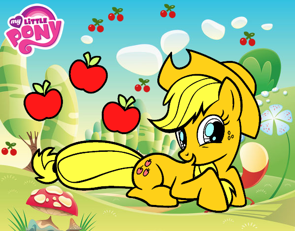  Applejack e suas maçãs