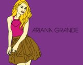 Desenho Ariana Grande pintado por anaCFAIAL