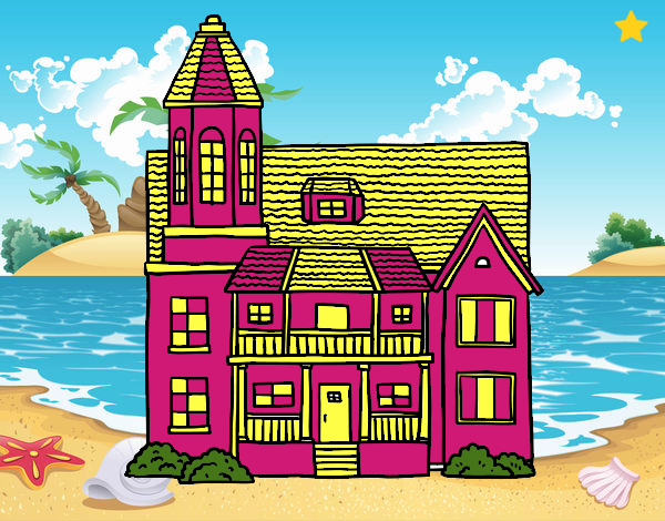 olha a casa na praia