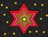 Desenho Estrela 2 pintado por ceciliaz