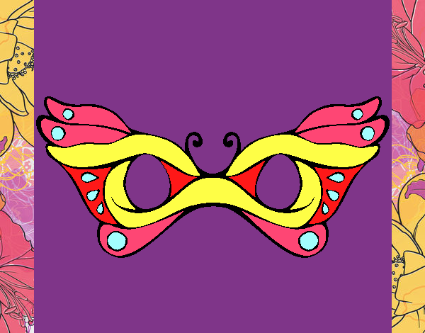 mascara de borboleta
